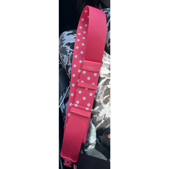 NWOT Kate Spade Make It Mine Dot Webbed Crossbody Strap - Picture 4 of 4